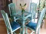 Furniture Accents Café Table & Chairs Caribbean Coral