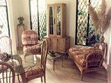 Furniture Design Tropical Hard Wood Batik Fabric
