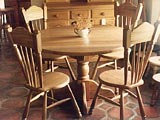 Kitchen Pedestal Table Wood Top Originals Café Chairs